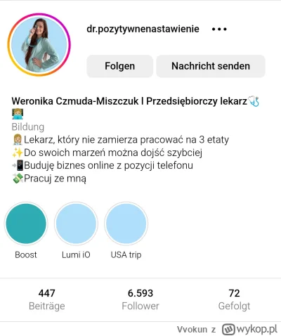 Vvokun - #frajerzyzmlm mirki, czy uważacie, że lekarz który na Instagramie ma taki pr...