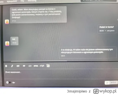 3majmipiwo - @maniel Mogłem zostać dziś milionerem.