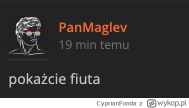 CyprianFonda - @PanMaglev: