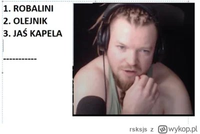 rsksjs - > obłudnik fantazjuje o trzech rywalach po sobie
 jak mu cukier skoczy to go...