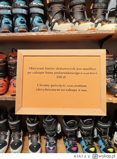 ATAT-2 - Post na FB jednego ze sklepów turystycznych. Co sądzicie? 

Spojrzałem na to...