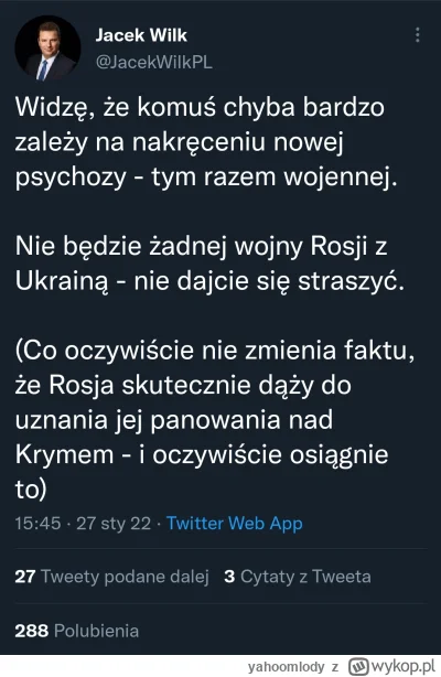 yahoomlody - @janekplaskacz tu inne przewidywania naszego adwokata, który zawsze wie ...