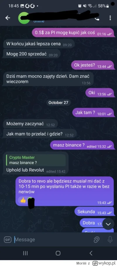 Moriiii - Kolejne PI kupione, tym razem 200  po 0.5$ za PI, jak ktos chce sprzedać to...