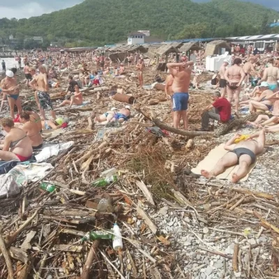 cycaty-fejm - @cycaty-fejm: Plaża w Soczi zaprasza
