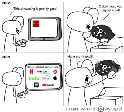 Cesarz_Polski - Nie byliśmy, a wciąż jesteśmy. Jak był tylko netflix, to nawet przest...