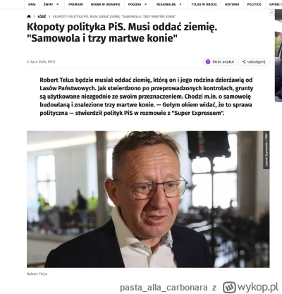 pastaallacarbonara - W ogole to nie jest pierwsza "wpadka" posła Telusa, jezeli chodz...