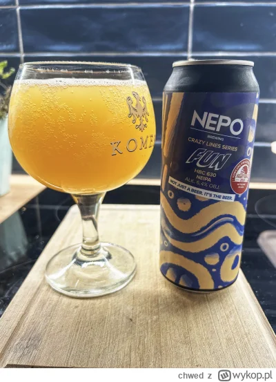 chwed - Crazy Lines: Fun Hbc 630

New England IPA z Nepomucena. Nowość, na rynku od t...