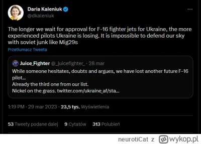 neurotiCat - Jakaś ukraińska aktywistka z ponad 120 tys obserwującymi na twitterze:
I...