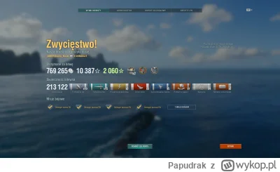 Papudrak - #pc #gry #worldofwarships

Realizuje cel: jak najlepszy dmg na DD.
Chcę wy...