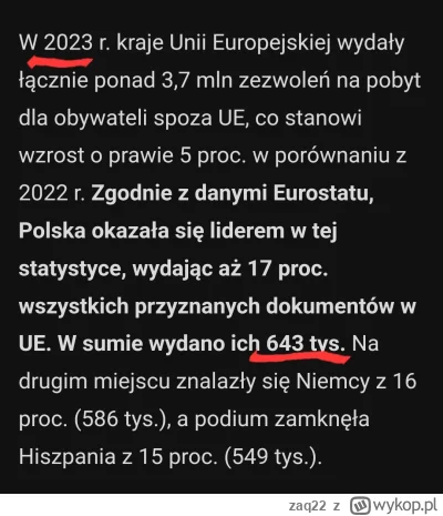 zaq22 - Fejk
Liczba zezwoleń spadła w porównaniu z 2023