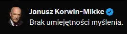 Niedowiarek - @Kosmiczny-Duch: to nie powinien być twitt tylko opis profilu xD
