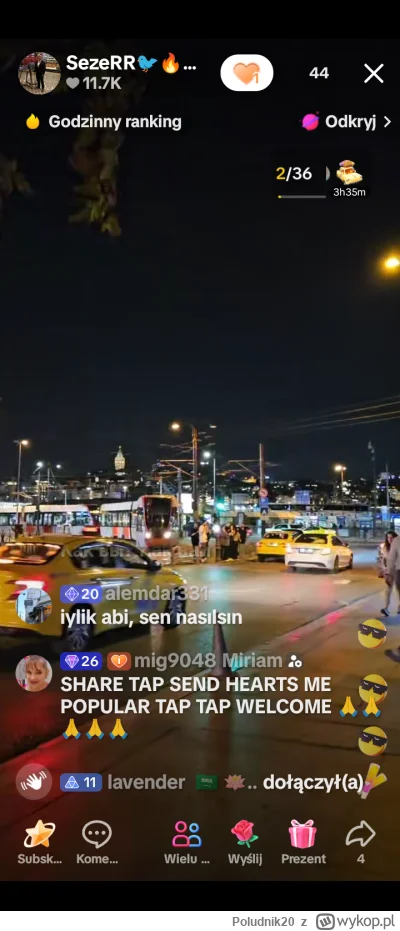 Poludnik20 - 🟥 Istambuł, Turcja. Nocny spacer z mieszkańcem największego miasta Turc...