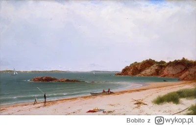 Bobito - #obrazy #sztuka #malarstwo #art

John Frederick Kensett, Widok plaży w Bever...