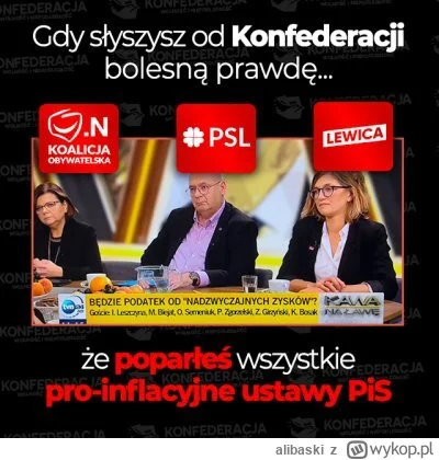 alibaski - Koalicja rozdawnictwa zawiązana PO PIS SLD PSLoHołownia kontra jedna parti...