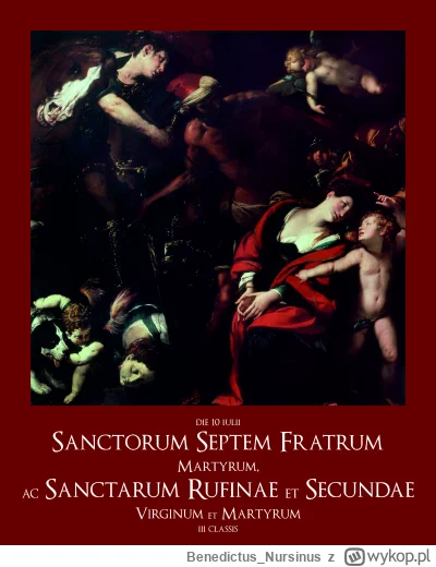 BenedictusNursinus - #kalendarzliturgiczny #wiara #kosciol #katolicyzm

środa, 10 lip...