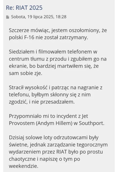 N331 - @raseri: komentarze i relacje są  o polskim F-16 Tiger Demo Team za którego st...