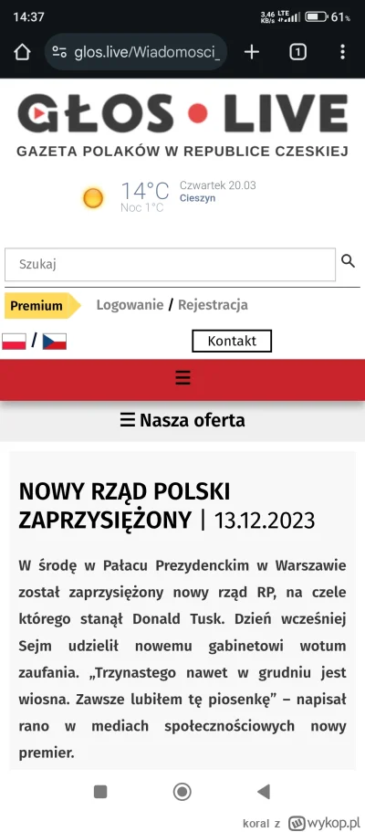 koral - @MarianoaItaliano aż musialem sprawdzić czy czegoś nie pomyliłem ale wszystko...