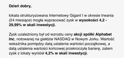 bober234 - Za namową pracownika banku założyłem lokatę dwuletnią, która inwestowała m...