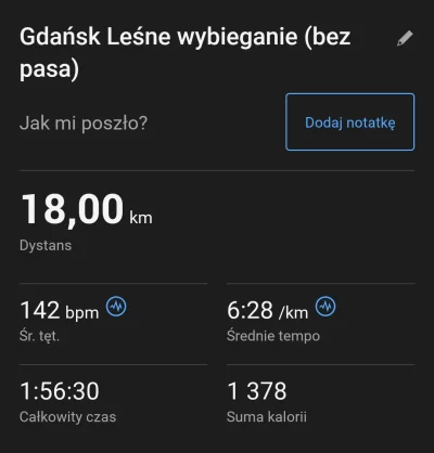 Grzegiii - 85 556,50 - 18,00 = 85 538,50

Dzisiejszy long po lesie. Zapomniałem pasa ...