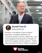 Adkos - Jak powiedział, tak zrobił. Tusk, to najwybitniejszy polityk tysiąclecia. Nie...