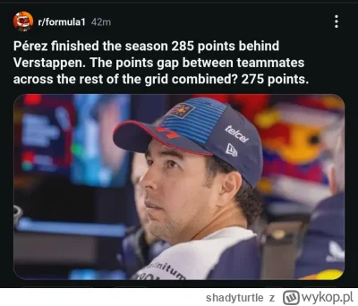 shadyturtle - #f1 piękne są te ciekawostki o Checo Perezisku. 

Wczoraj wyczytałem te...