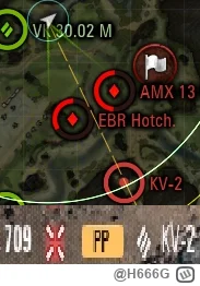 H666G - #wot przez tą pestke bitwe przegrałem bo mi hp brakło xD