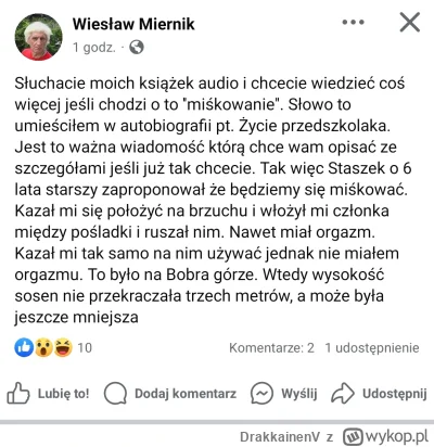 DrakkainenV - Pan #wieslawmiernik z mocnym kontentem od rana. 
#szury #foliarze #foli...