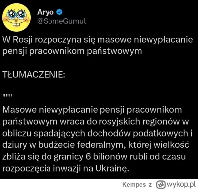 Kempes - #ukraina #rosja #wojna

hehe... sankcje nie działają odcinek 2137 

https://...