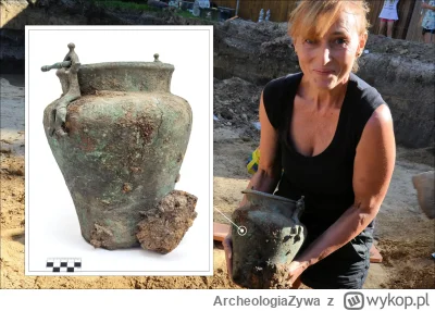 ArcheologiaZywa - Rzymska situla sprzed 2 tys. lat odkryta w Kazimierzy Wielkiej! Lin...