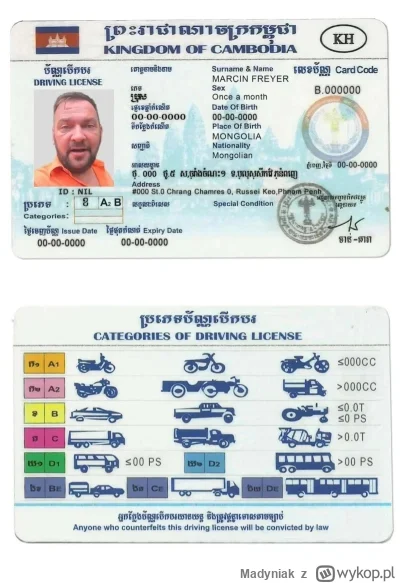 Madyniak - @darth_invader: @dizel81

Oraz na prawo jazdy.