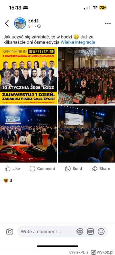 CrytekPL - Oficjalny profil Łodzi promuje takiego szkodnika i pijawkę, która tylko sz...