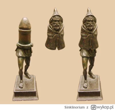 Sinklinorium - Statuetka Priama z północnej Francji, datowana na I wiek n.e. Opiekun ...