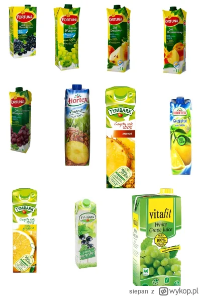 siepan - @pieczarrra: moja lista soków które straciliśmy: