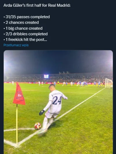 raul7788 - #realmadryt

Dla mnie bardziej Kaka (niekoniecznie z okresu w Realu) niż Ö...