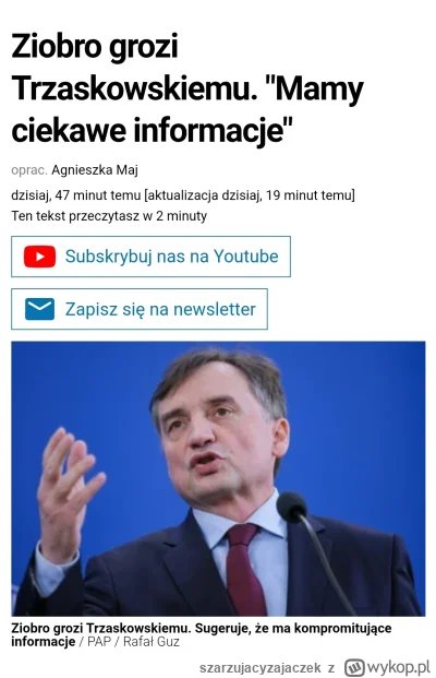 szarzujacyzajaczek - No wreszcie się dowiemy czy Trzaskowski wszedł bezczelnie pierws...