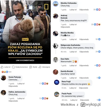 WielkiNos - Czy może być coś wspanialszego z rana niż takie zesranie psiarzy na wspom...