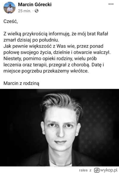 rales - Ravgor nie żyje. Popełnił samobójstwo. 

#patostreamy #youtube #ravgor