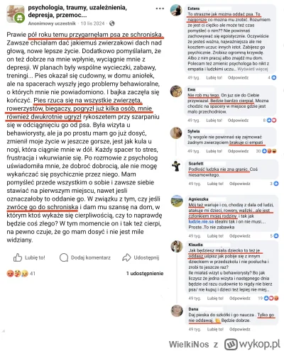 WielkiNos - @GladysDelKarmen takie są efekty działań psiarskich histeryczek. Uważają,...