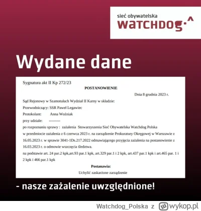 WatchdogPolska - W zeszłym tygodniu, za sprawą powołania przez Sejm komisji śledczej,...