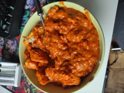 monox12 - Zrobiłem sobie tikke masale tak pyszną, że sam siebie chwalę xD Czuć każdy ...