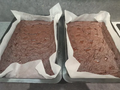 Ma_By - Co jest lepsze od brownie? Dwa brownie :)

#pieczzwykopem 
#ciasta