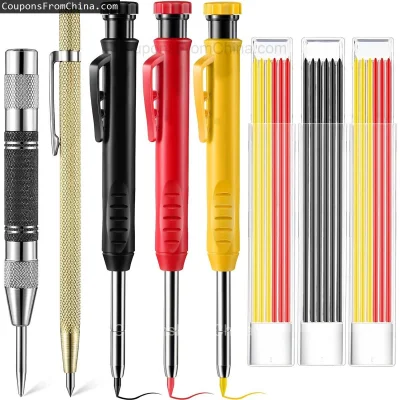 n____S - ❗ 8 Pack Carpenter Pencil Set
〽️ Cena: 10.99 USD (dotąd najniższa w historii...