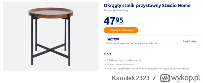 Kamilek2323 - @Dizel_AHTUNG: @tralala101 a to nie jest taki stolik / tacka z Ikei czy...