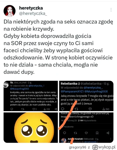 gregory96 - Solidarność kobiet ^^
#aferaanalna #rozowepaski  #niebieskiepaski