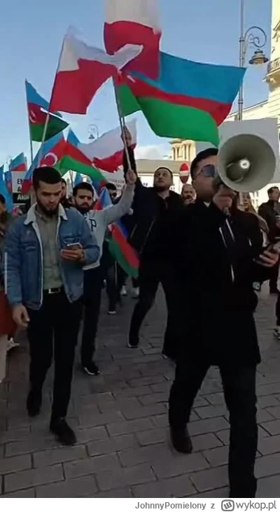 JohnnyPomielony - Azerowie urządzili sobie dzisiaj protest w Warszawie, ich rodacy do...
