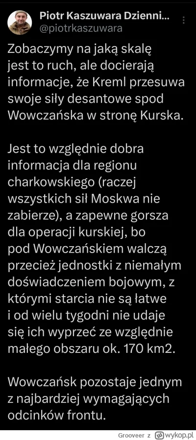 Grooveer - @slkt: tak samo dziennikarz Piotr Kaszuwara