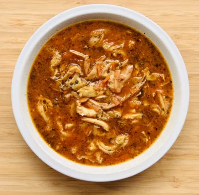 Ledeburyt_ - Jakie mi dobre flaczki wołowe wyszły. Bulion na pieczonym kurczaku dość ...