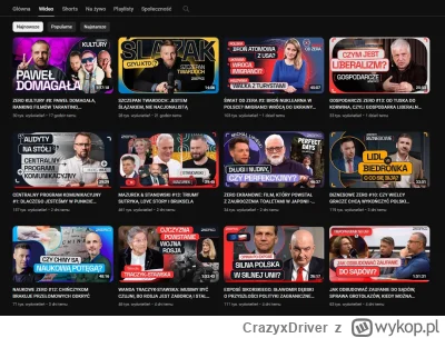 CrazyxDriver - @dddobranoc: czemu przedstawiasz zakładkę "Na żywo", a nie przesłane f...