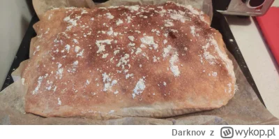 Darknov - Pierwsze podejście do Pan De Cristal. 100% hydracji, mąka manitoba, ferment...