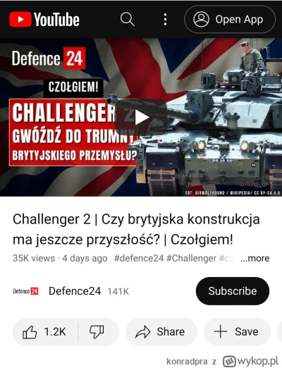 konradpra - #uk #militaria  #czolgi #wojna

Czy Chellenger 2 jest dobrym czołgiem, cz...